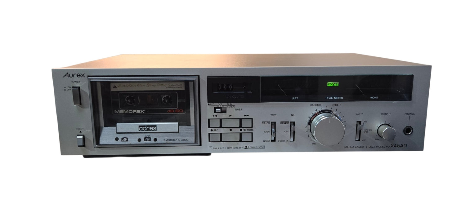 Toshiba Aurex PC-X45AD - Stereo Cassette Tape Deck adres Dolby NR