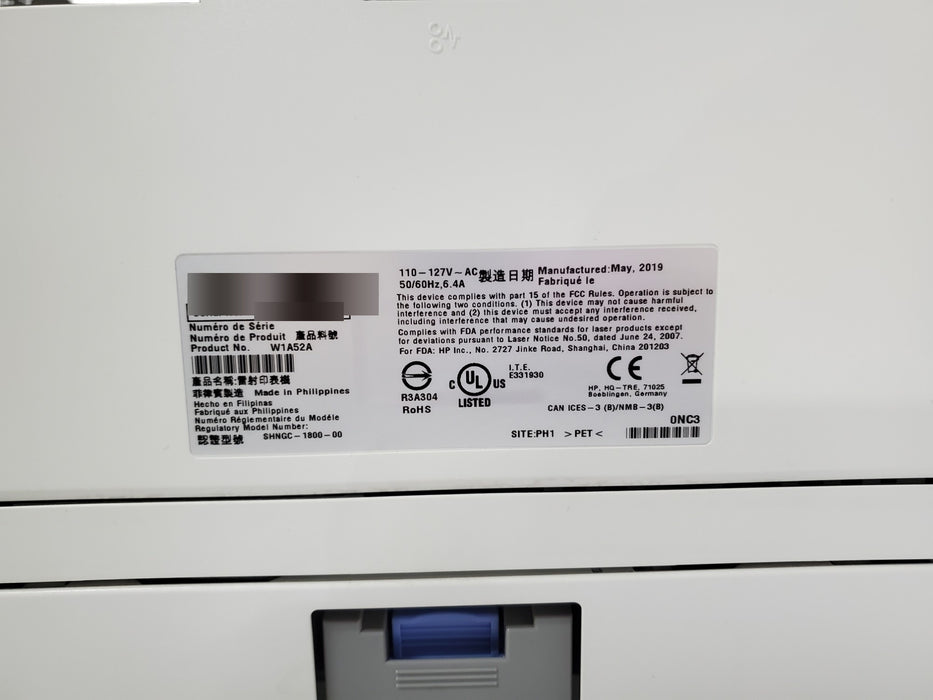 HP LaserJet Pro M404n Monochrome Laser Printer W1A52A w/ toner