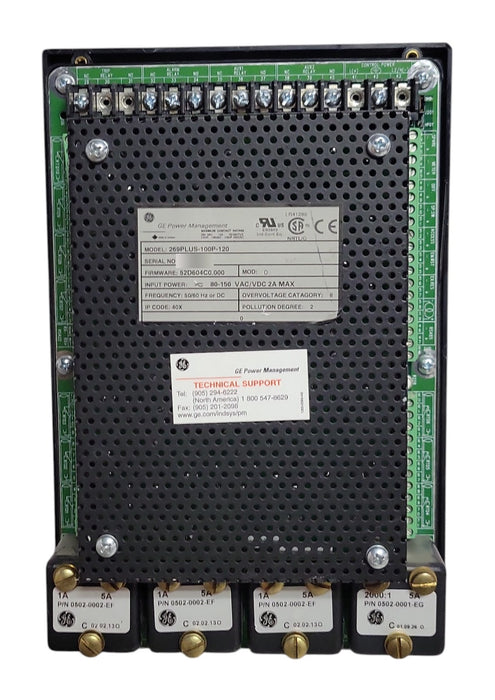 GE Multilin 269 Plus 269PLUS-100P-120 Motor Management Relay (READ)