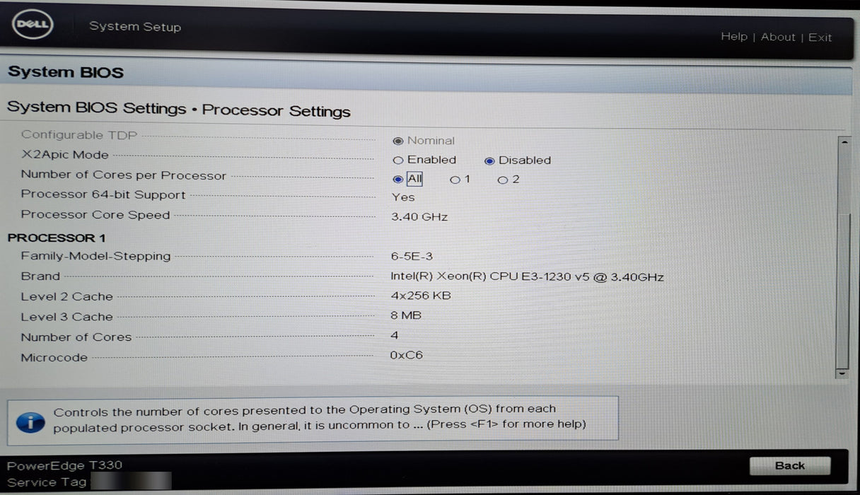 Dell PowerEdge T330 8x 3.5" | Xeon E3-1230 v5, 8GB DDR4, PERC H330, 2x 495W