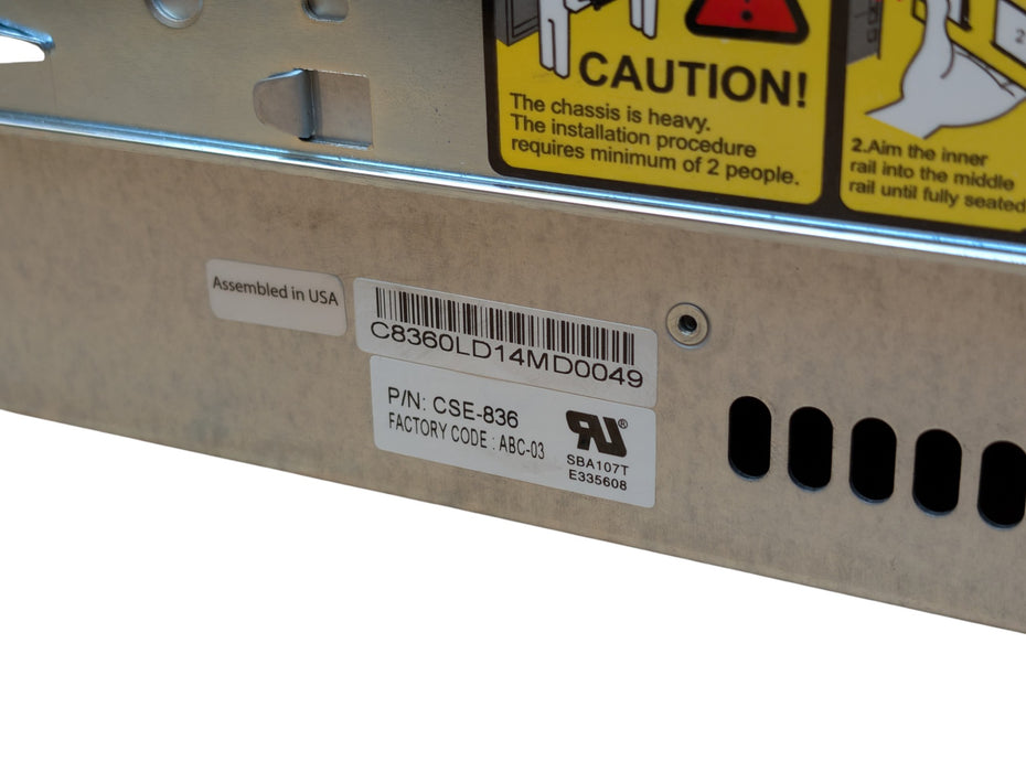 Supermicro CSE-836 16-Bay 3U Server SUPER X9DRL-3F 2x Xeon E5-2690 64GB RAM