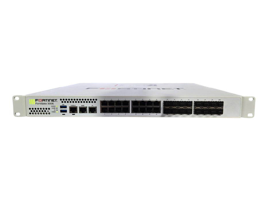 Fortinet FortiGate 300E FG-300E Security Appliance Dual AC PSU