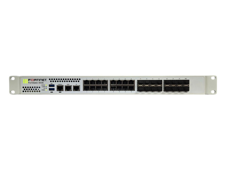 Fortinet FortiGate 300E FG-300E Security Appliance Dual AC PSU
