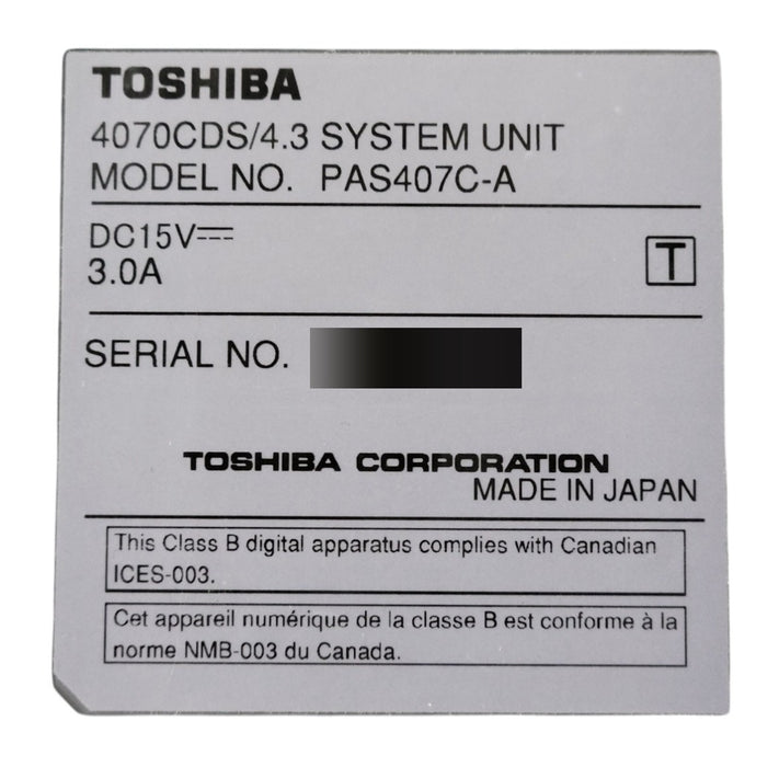 Toshiba Satellite 4070CDS - Intel Celeron 367MHz 192MB RAM No HDD Floppy + Batt