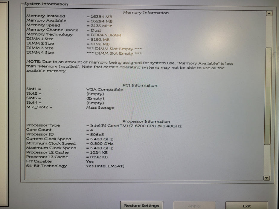 Dell Precision Tower 3620 | i7-6700 @3.40GHz 8GB DDR4 256GB NVMe | Quadro P1000