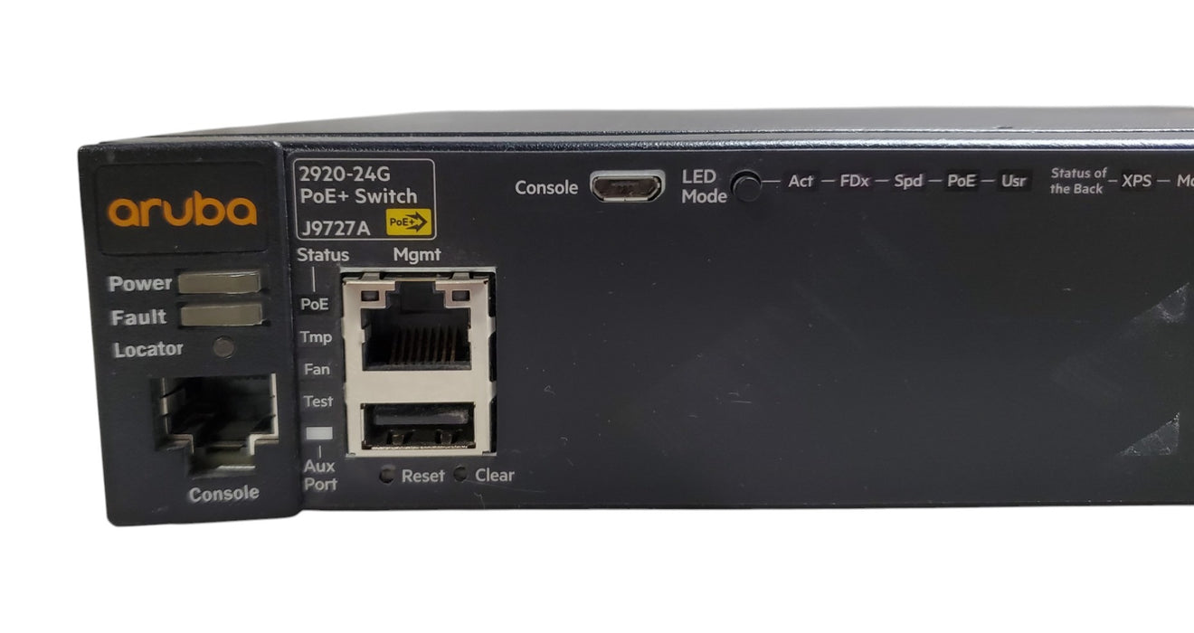 Aruba 2920-24G-PoE+ J9727A - 24-Port Gigabit Managed Switch