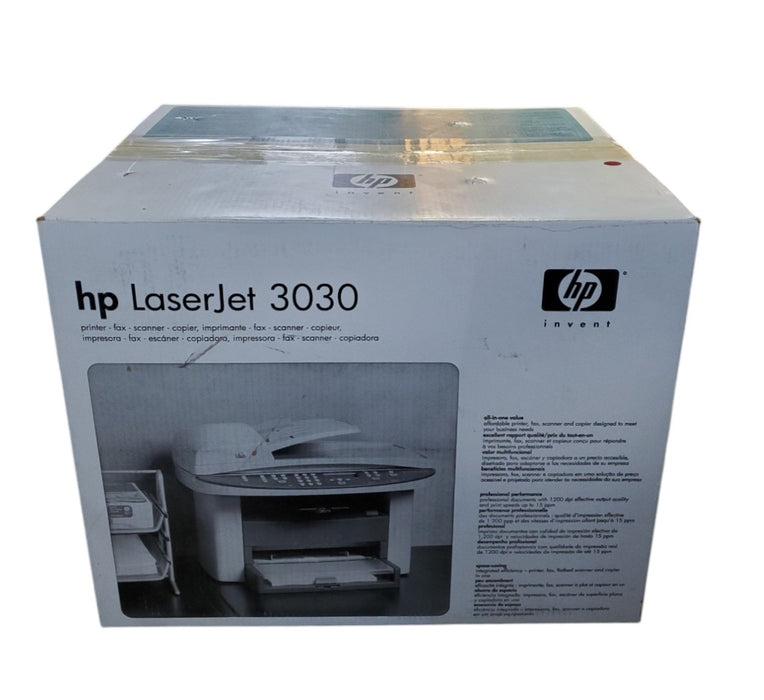 New Open Box - HP LaserJet 3030 - All-in-One Monochrome Laser Printer