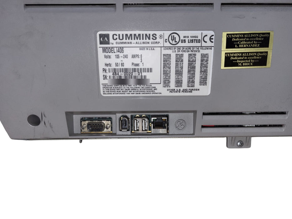 Cummins Allison JetScan iFX i406 Multi-Pocket Currency Sorter