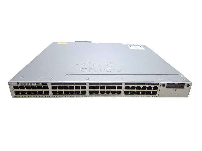 Cisco WS-C3850-48F-S 48-Port Gigabit PoE+ Switch | 1x 1100W PSU *READ* Q