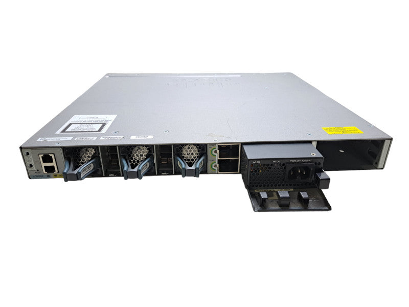 Cisco WS-C3850-48F-S 48-Port Gigabit PoE+ Switch | 1x 1100W PSU *READ* Q