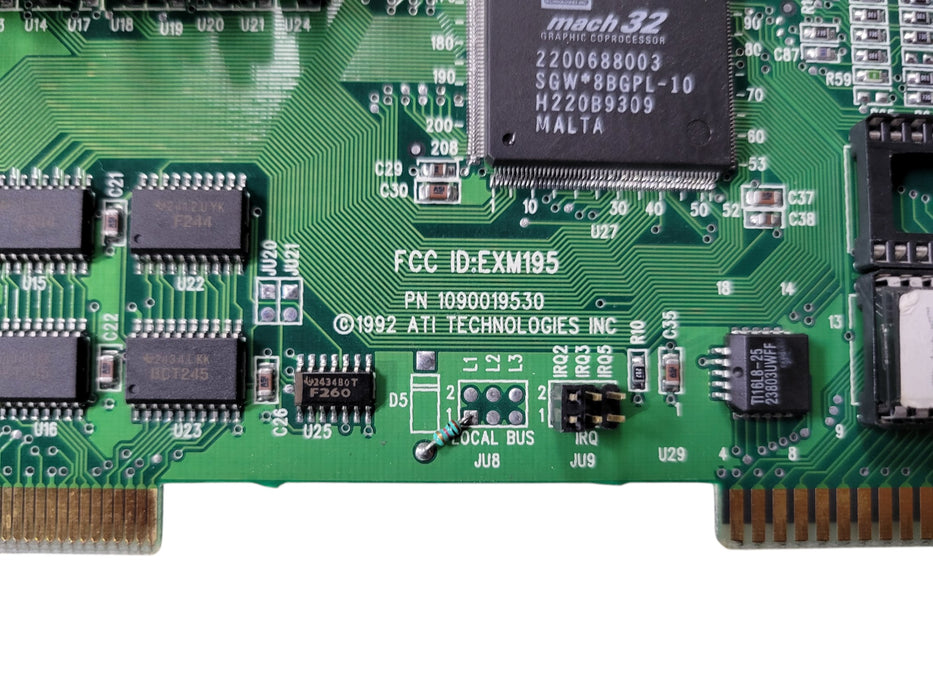ATI Graphics Ultra Pro VLB Mach 32 - Vintage VESA Local Bus Video Card