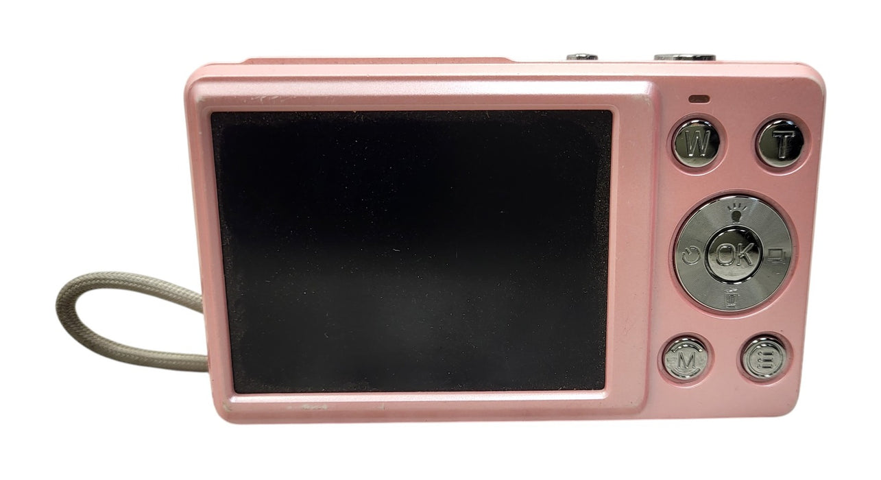 Pink 4K 64MP 18X Powerful Zoom Compact Digital Camera