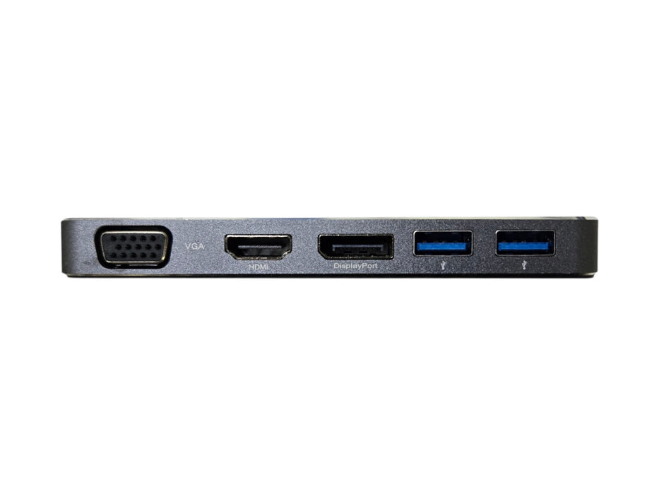 VisionTek USB-C Travel Dock - HDMI DisplayPort VGA USB 3.0