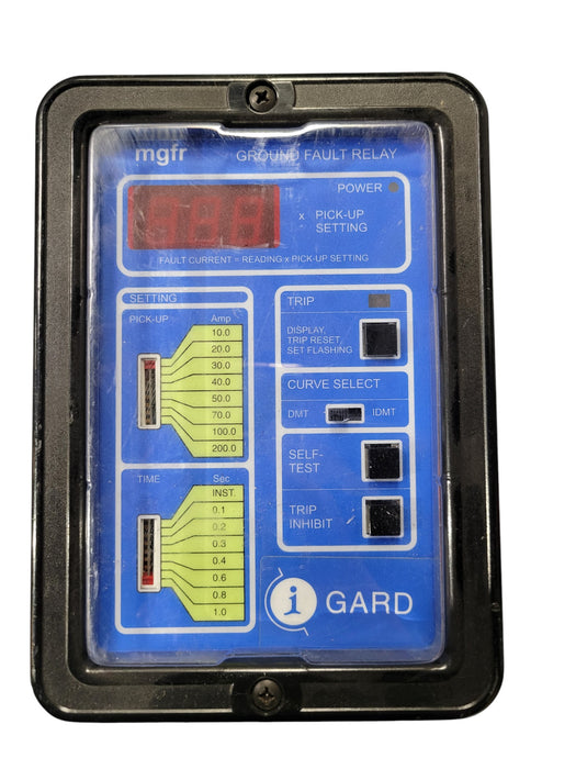 I-Gard MGFR mgfr-200-ZB Ground Fault Relay 120VAC