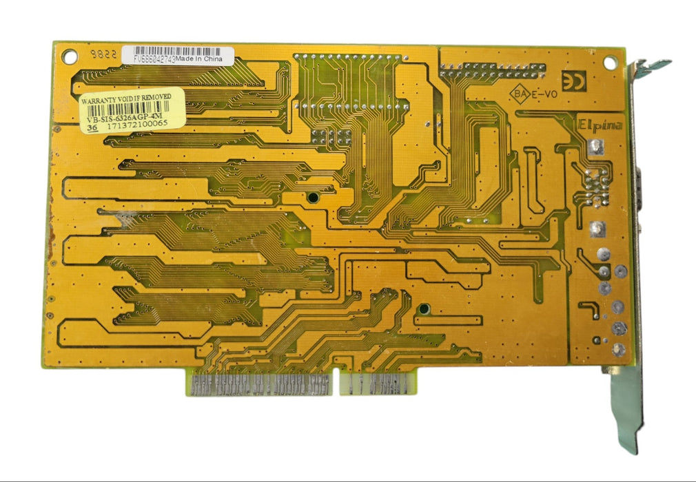 Elpina 3D PRO SiS 6326 - 4MB AGP Graphics Video Card VGA