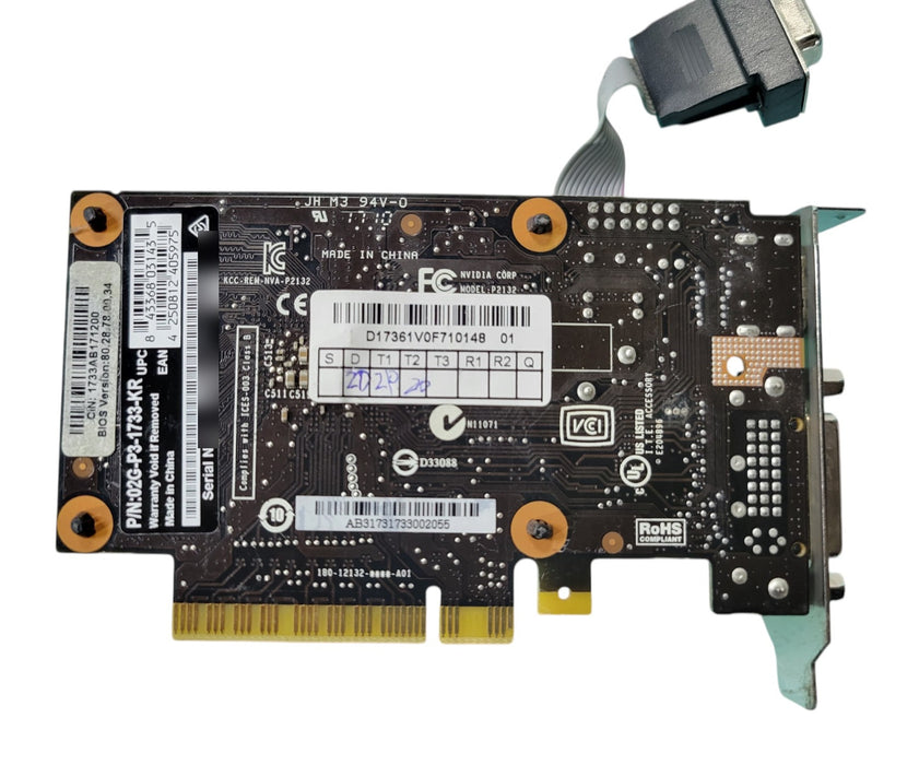 EVGA 710 P2132 GeForce GT 710 2GB Passive Low Profile GPU 02G-P3-1733-KR