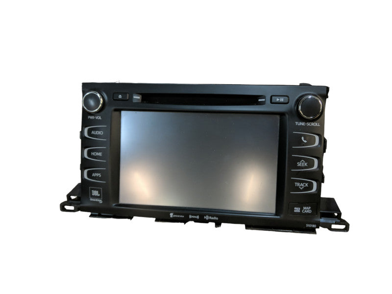 Toyota Highlander Radio, Navigation GPS CD Player Head Unit JBL 86100-0E300
