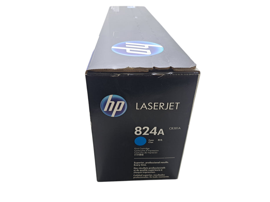 HP 824A CB381A Cyan Genuine Original Printer Cartridge For CP6015 CM6030mfp