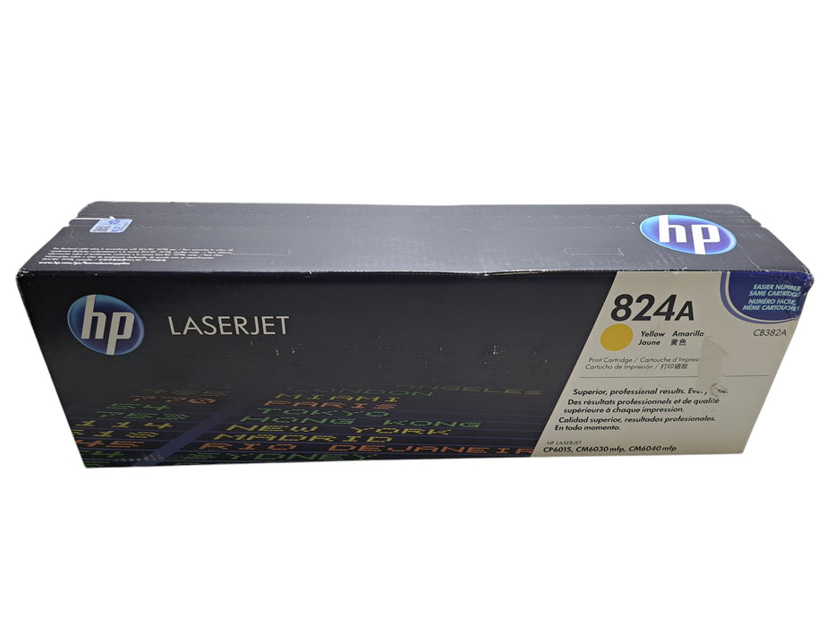 HP 824A CB382A LaserJet Toner Cartridge - Yellow