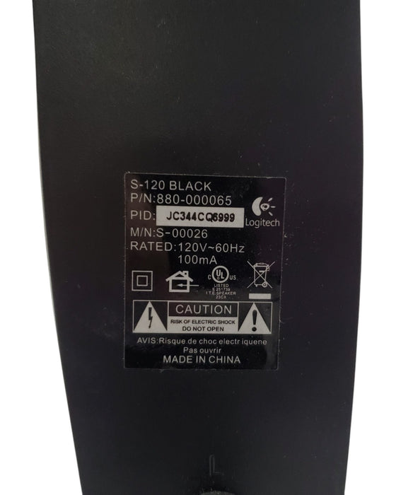 Logitech S120 2.0 Desktop Computer Speakers