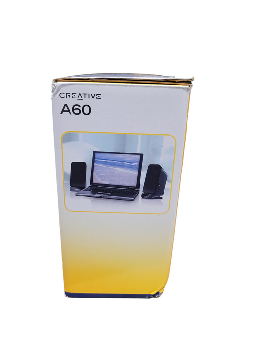 Creative A60 2.0 Desktop Stereo Speaker System Black