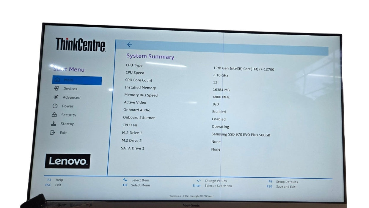 Lenovo ThinkCentre M90q Gen 3 - Intel i7-12700 16GB DDR5 RAM 500GB NVMe|WIFi