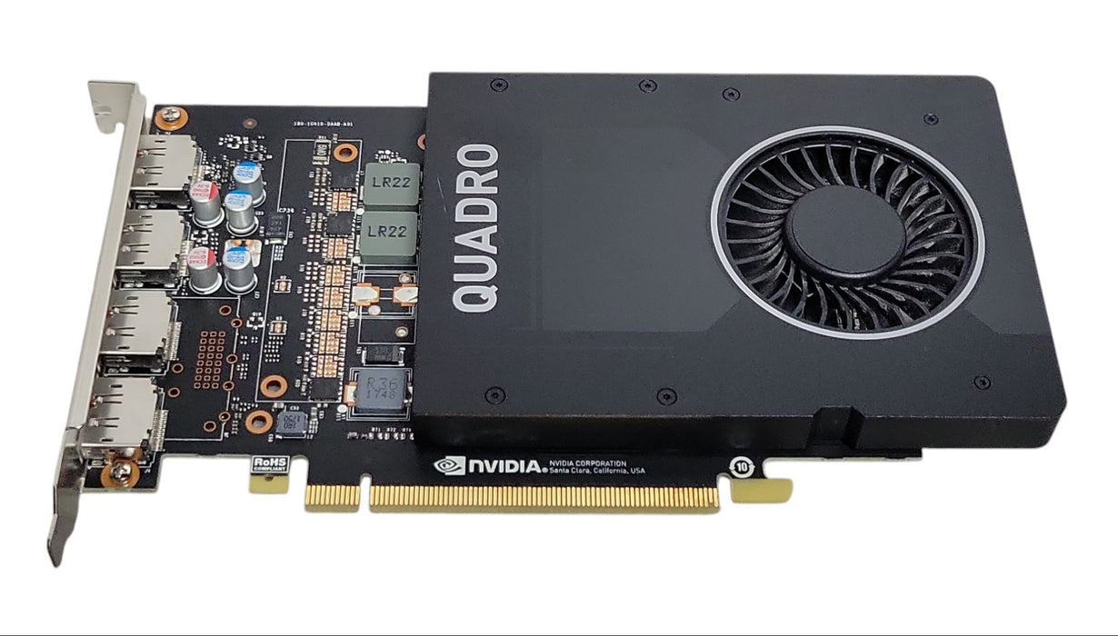 NVIDIA Quadro P2000 5GB GDDR5 PCIe Graphics Card 4x DisplayPort 087CG5