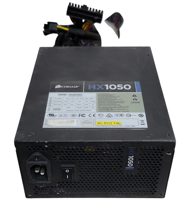 Corsair HX1050 75-001220 1050W Semi-Modular ATX Power Supply, No cables