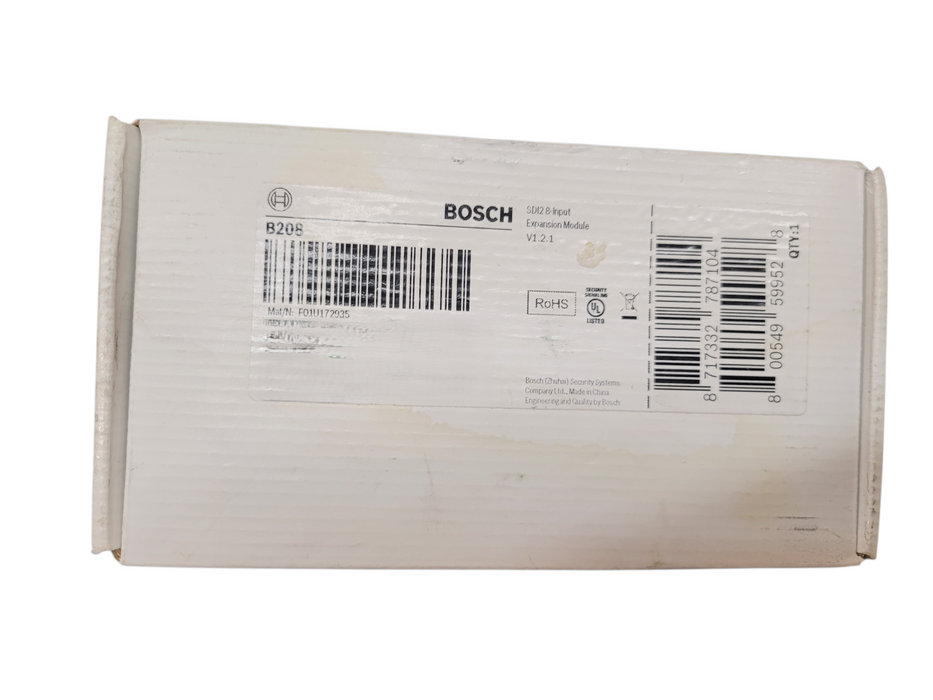 Bosch B208 SDI2 8-Input Expansion Module F01U172935 Security Alarm System
