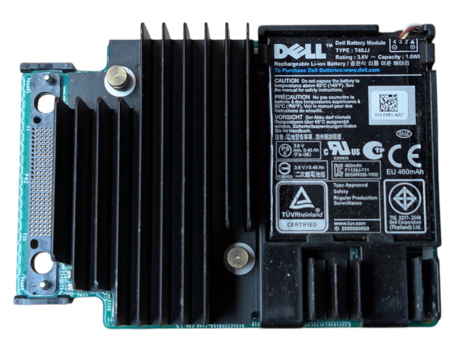 Dell PERC H730P Mini 2GB NV RAID Controller DP/N 03V42G with T40JJ Battery