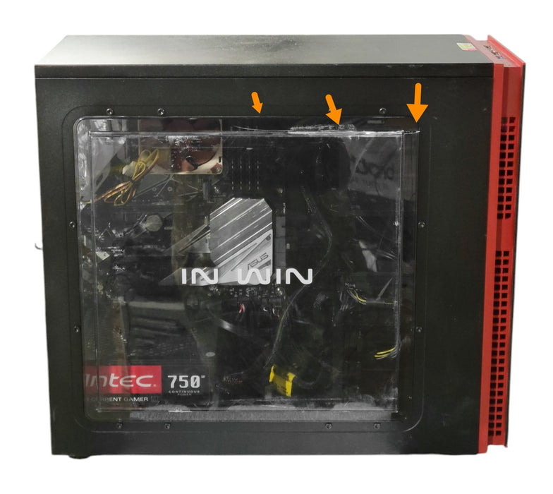 In Win - Core i7-8700K Asus Prime Z370-A 32GB RAM No HDD Antec 750W