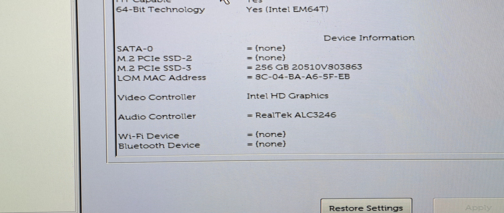 Dell OptiPlex 7080 Micro | Intel Core i5-10500T, 16GB DDR4, 256GB NVMe, 90W PWR