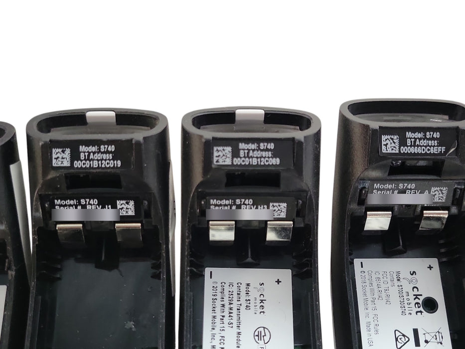 Lot of 6x Socket Mobile SocketScan S740 2D/1D Bluetooth Barcode Scanners (READ)