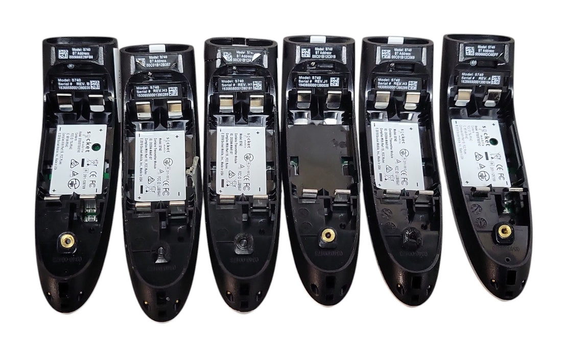 Lot of 6x Socket Mobile SocketScan S740 2D/1D Bluetooth Barcode Scanners (READ)