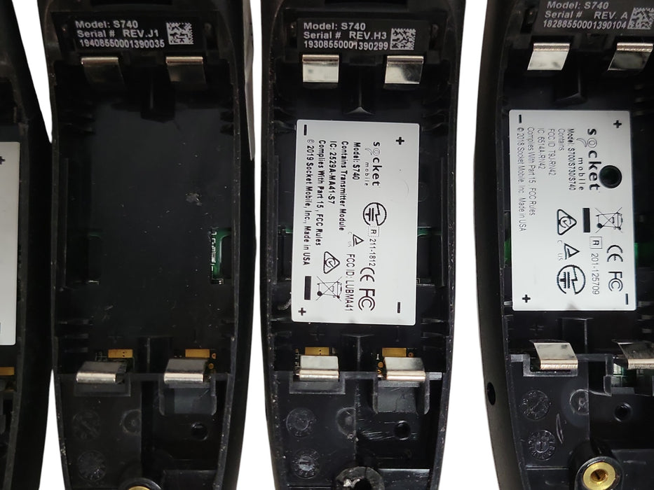 Lot of 6x Socket Mobile SocketScan S740 2D/1D Bluetooth Barcode Scanners (READ)
