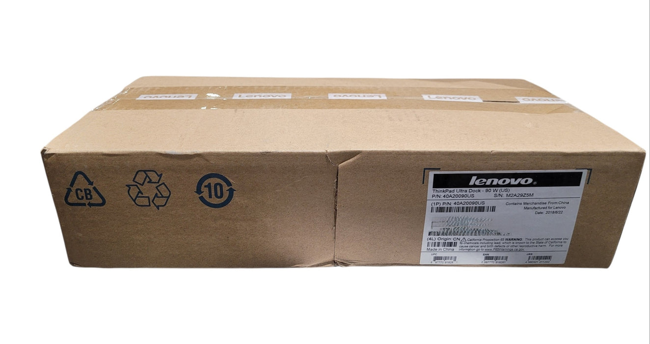 Lenovo ThinkPad Ultra Dock - 90 W (US) 40A20090US