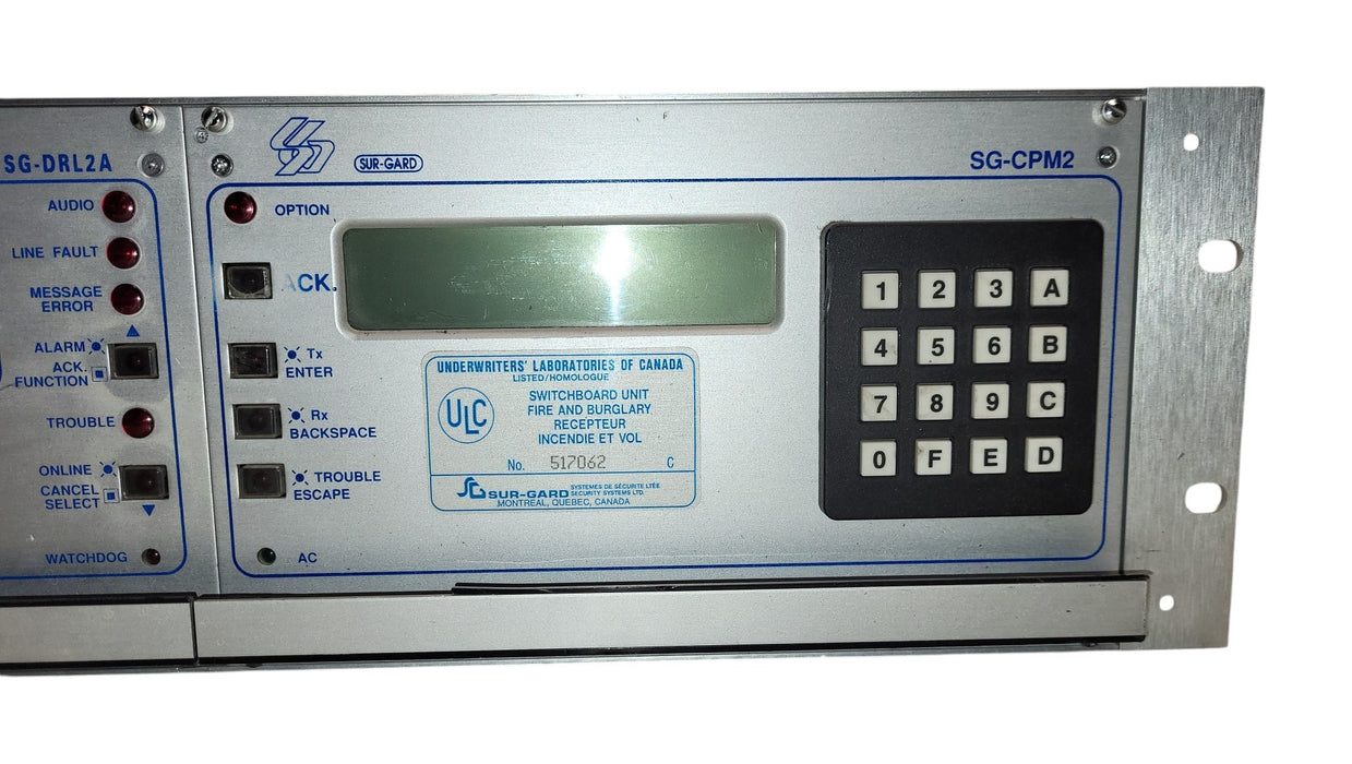 Sur-Gard SG-MLR2-DG Rack Receiver - SG-CPM2 & SG-DRL2A Modules