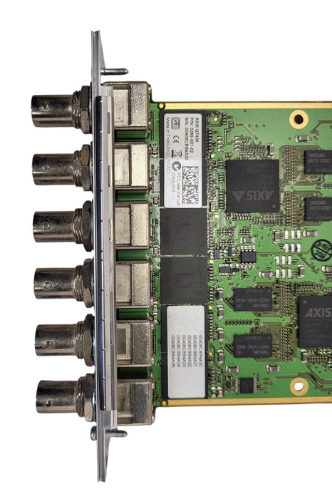 Axis 291 1U Video Serv Rack Chassis w/ 3x Axis Q7406 Video Encoder Blades