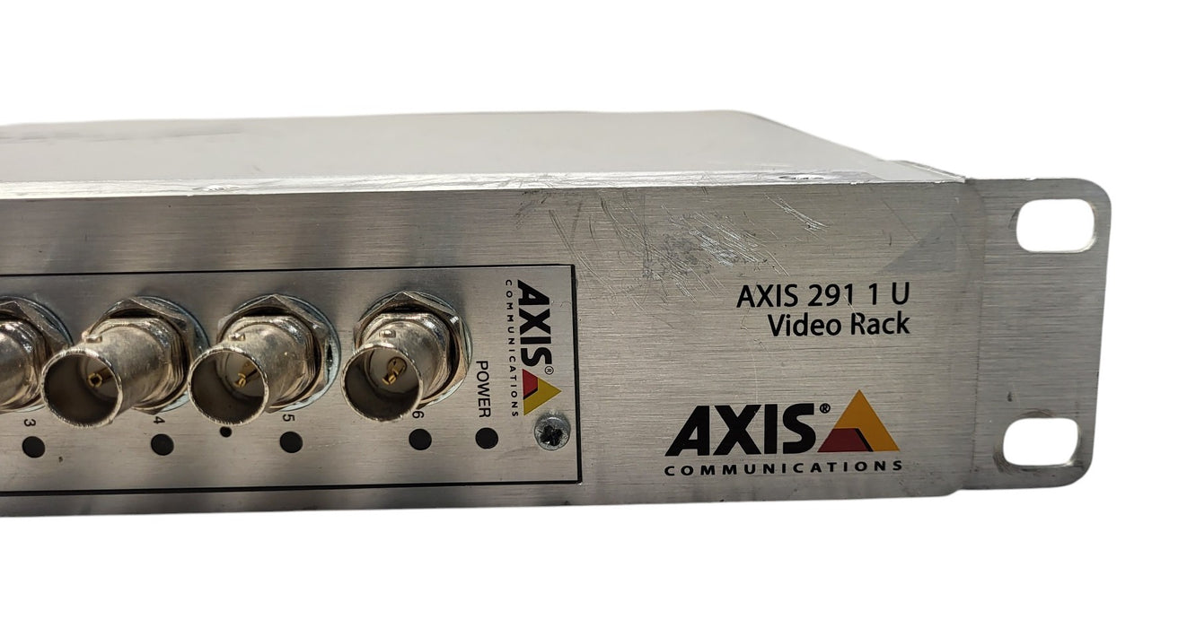 Axis 291 1U Video Serv Rack Chassis w/ 3x Axis Q7406 Video Encoder Blades