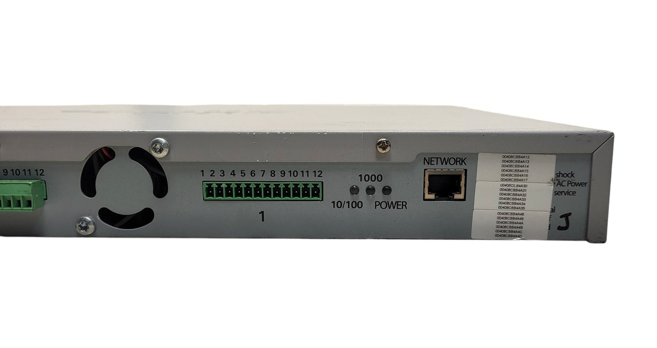Axis 291 1U Video Serv Rack Chassis w/ 3x Axis Q7406 Video Encoder Blades