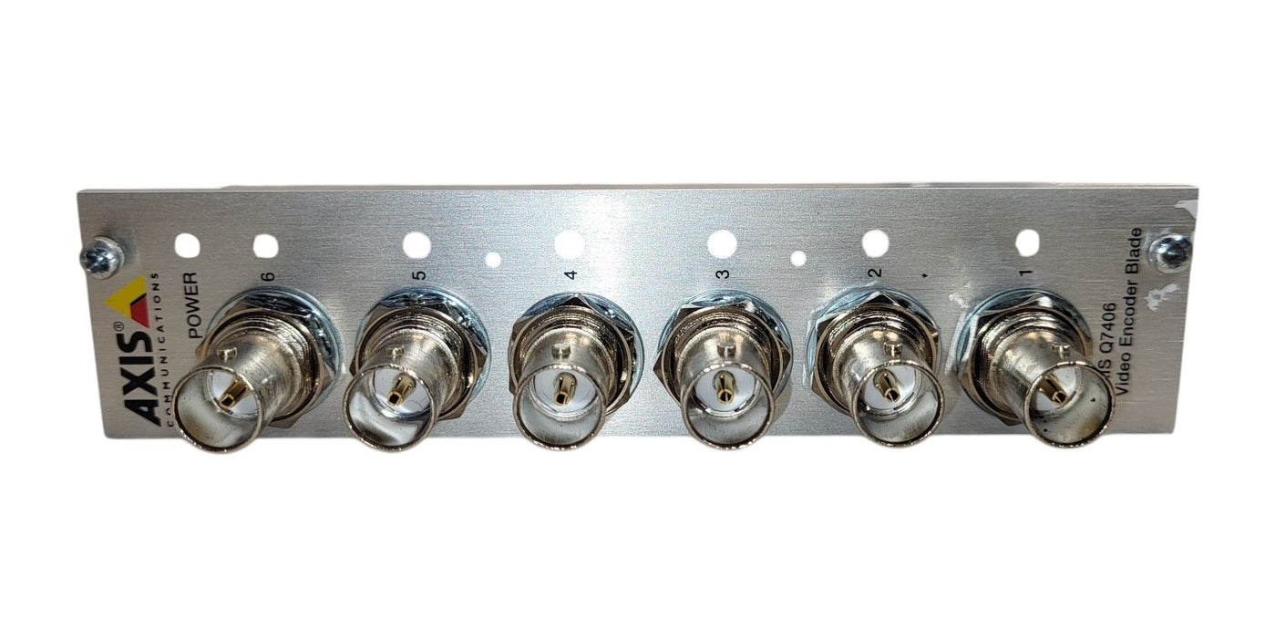 Axis 291 1U Video Serv Rack Chassis w/ 3x Axis Q7406 Video Encoder Blades