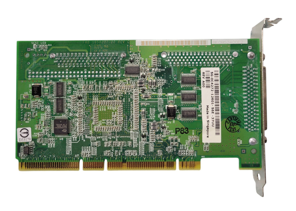Adaptec 39320 Dell 0C4272 Ultra320 SCSI Controller PCI-X 133MHz Card