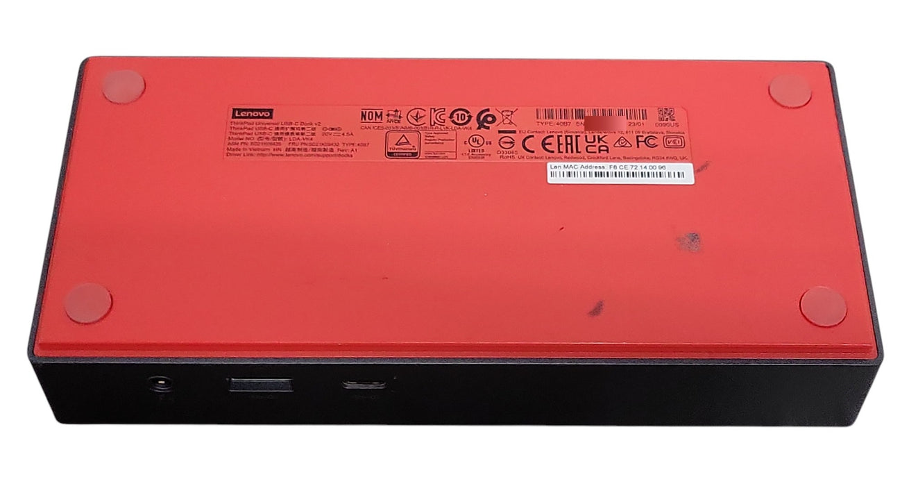 Lenovo ThinkPad Universal USB-C Dock v2 40B7 LDA-VK4