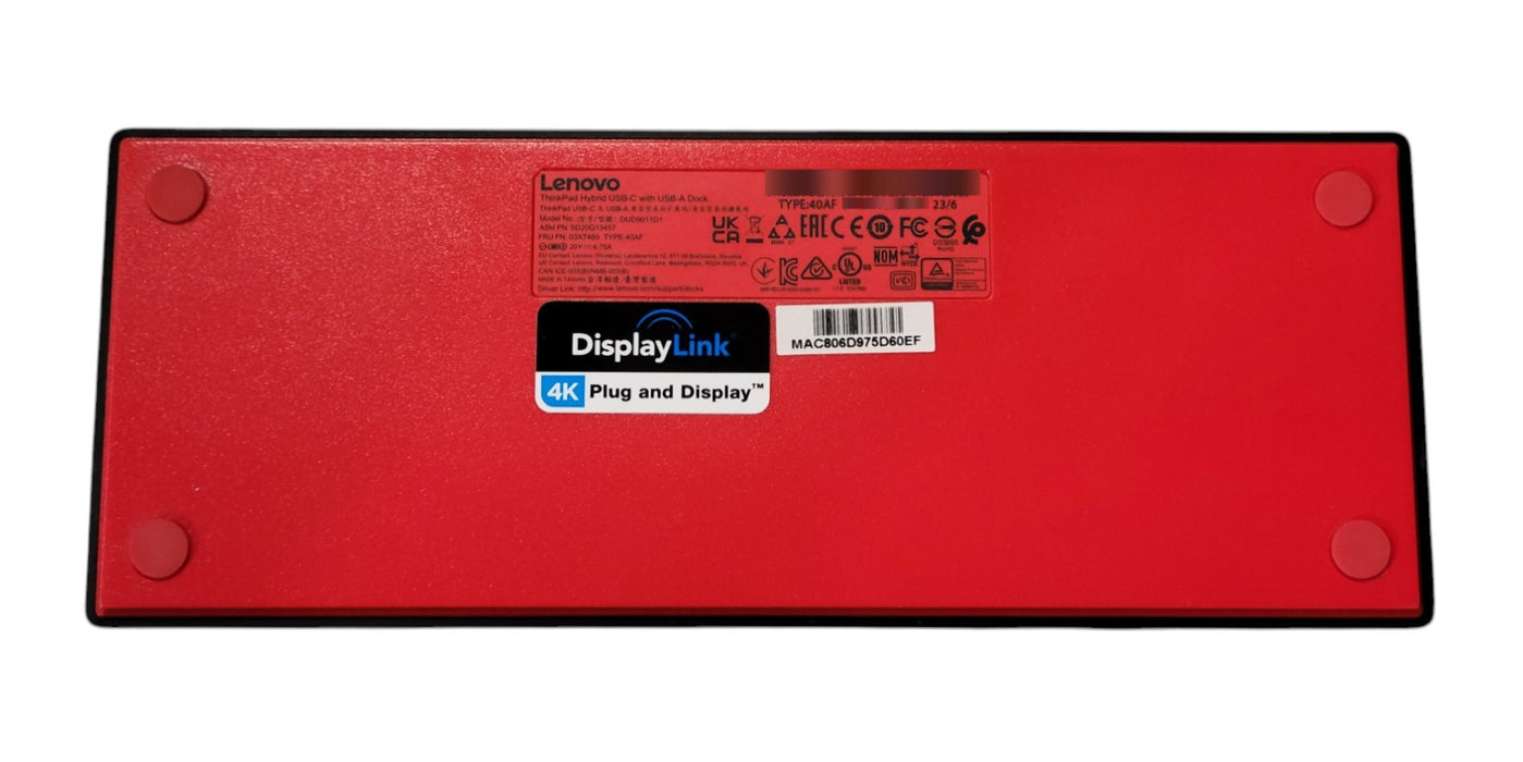 Lenovo ThinkPad Hybrid USB-C / USB-A Dock 40AF - DUD9011D1