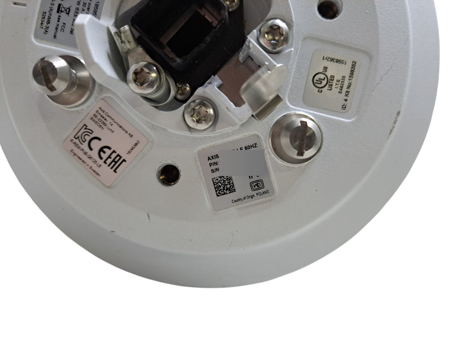 Axis Q6125-LE 60HZ PTZ Network Security Camera IR Night Vision 01234-001-02