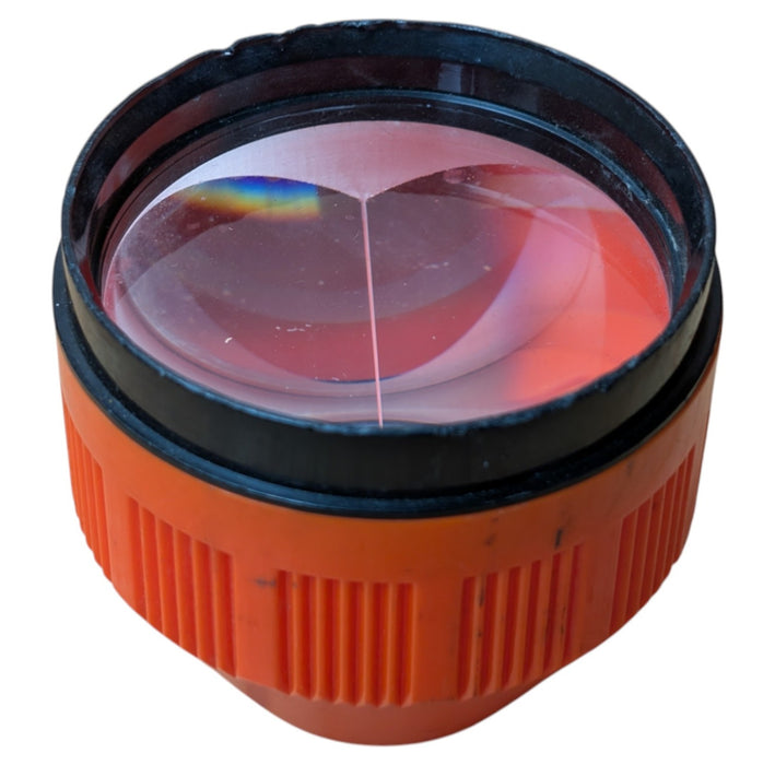Orange Surveying Prism Retroreflector Target with Threaded Mount