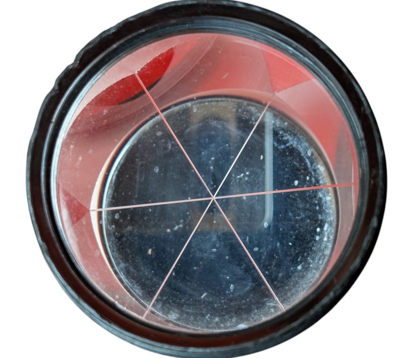 Orange Surveying Prism Retroreflector Target with Threaded Mount