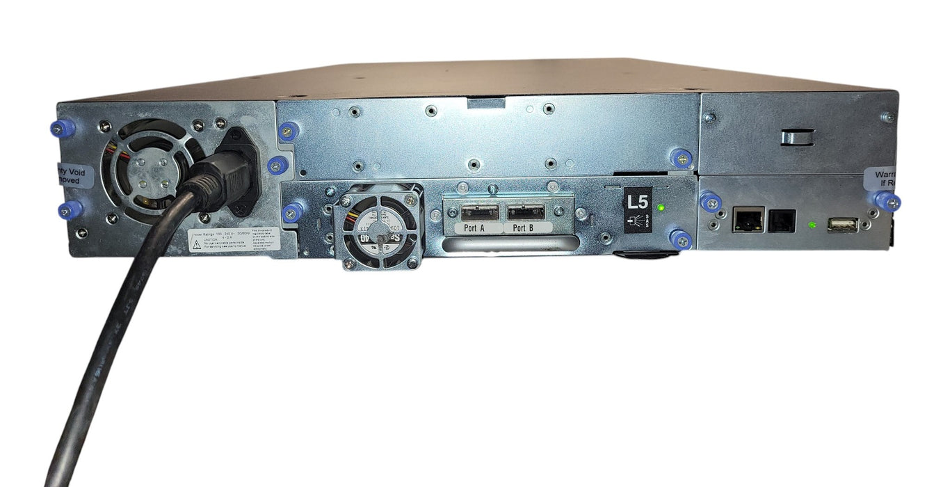 Dell PowerVault TL2000 2U Tape Library with 1x LTO Ultrium 5-H SAS Drive