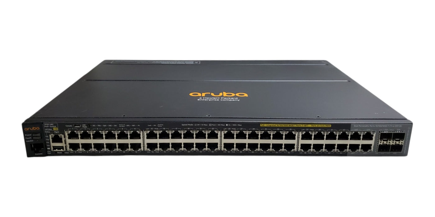 Aruba 2920-48G PoE+ Switch J9729A - 48-Port Gigabit PoE Managed Network Switch