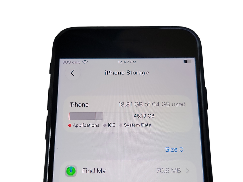 Apple iPhone SE (3rd gen) - 64GB - Midnight [A2595 | B]